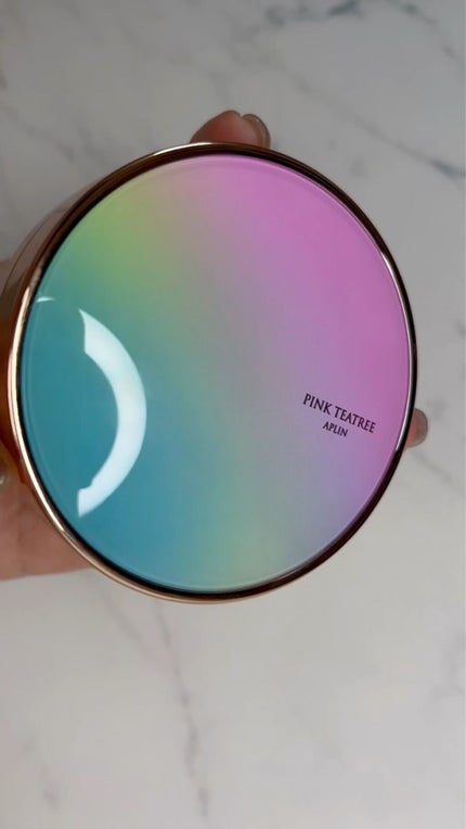 ピンクティーツリーカバークッション/APLIN/クッションファンデーションを使ったクチコミ(7枚目)