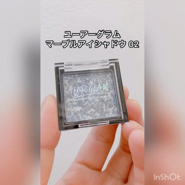 UR GLAM　MARBLE EYESHADOW/U R GLAM/シングルアイシャドウを使ったクチコミ（1枚目）