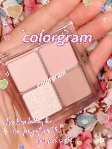 Colorgram 陰影創造シャドウパレットのクチコミ「Colorgram
SHADE RE-FORMING SHADOW PALLET
PUREPI.....」（1枚目）