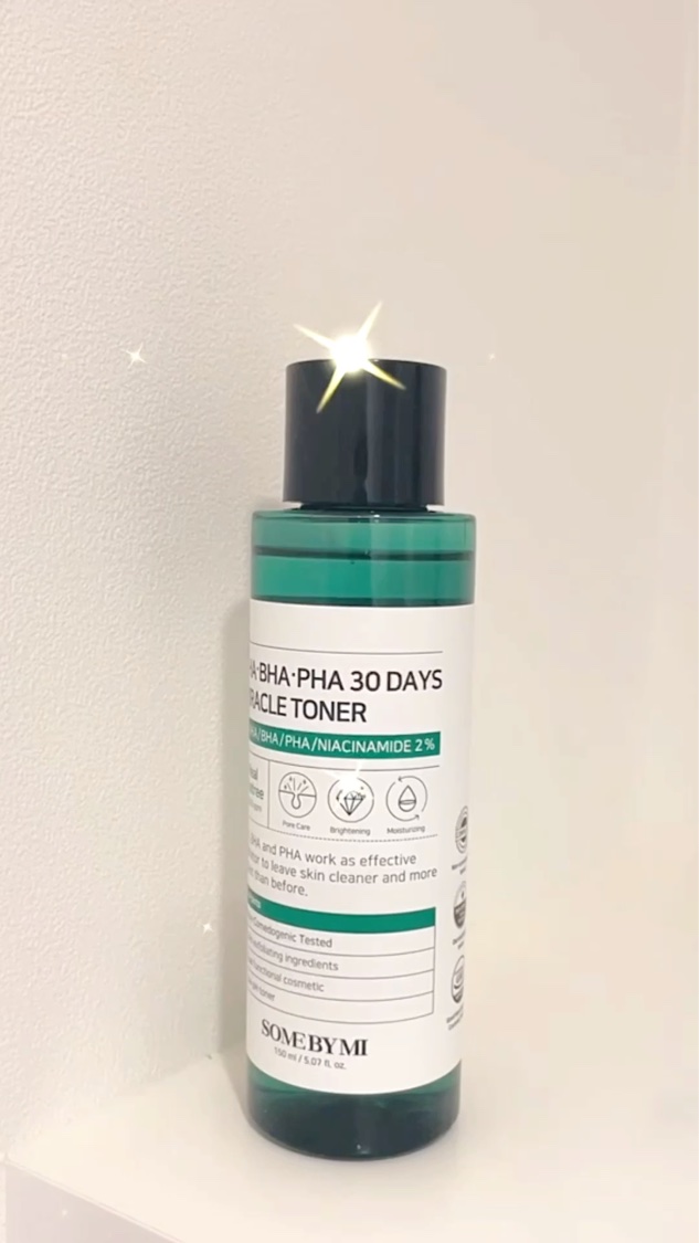 AHA·BHA·PHA 30デイズミラクルトナー/SOME BY MI/化粧水を使ったクチコミ（1枚目）