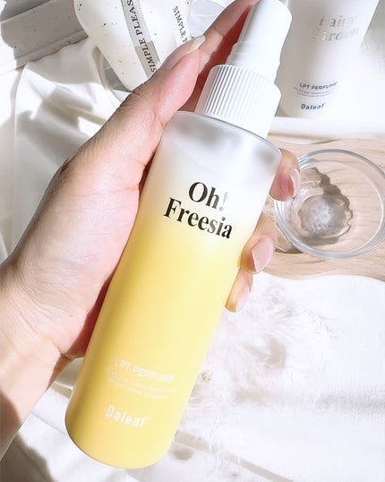 パフュームヘアパックインミスト Pink Breeze/Daleaf/アウトバストリートメントを使ったクチコミ(4枚目)