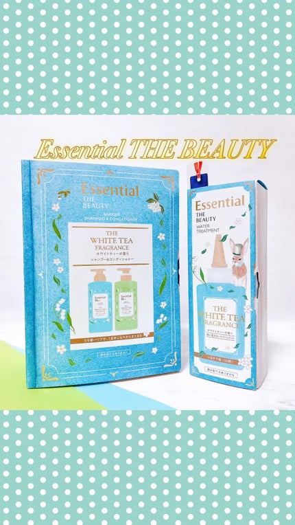 エッセンシャル ザビューティ バリアシャンプー/コンディショナー ホワイトティーの香り ペアセット/エッセンシャル/市販シャンプーの人気ショート動画