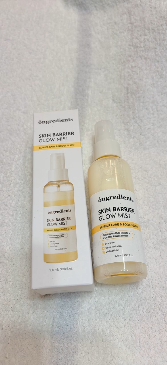 オングリディエンツ スキンバリアグローミスト/Ongredients/ミスト状化粧水を使ったクチコミ（1枚目）