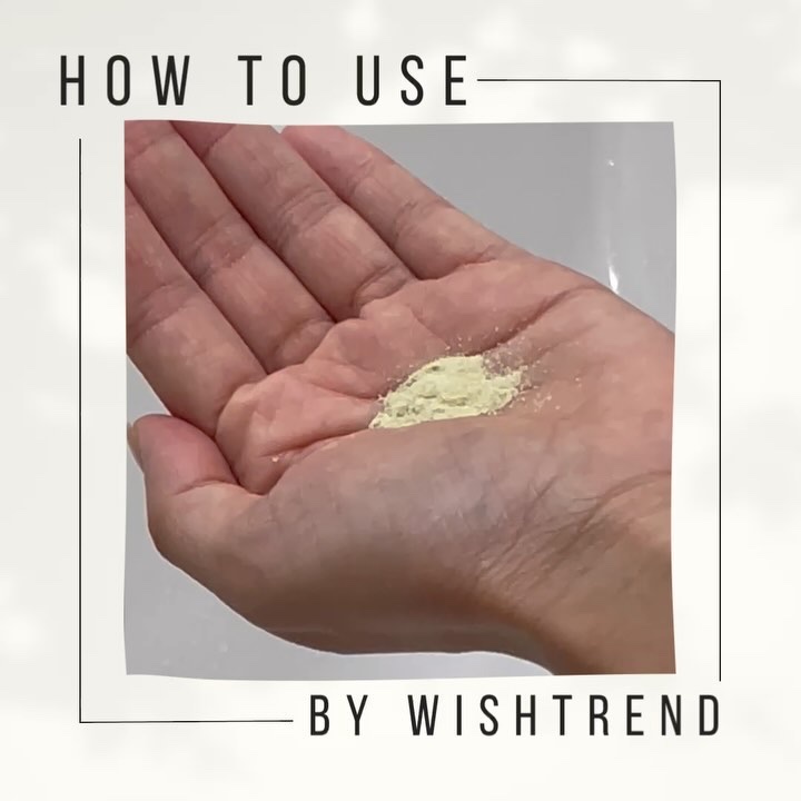 グリーンティー&エンザイムパウダーウォッシュ/By Wishtrend/洗顔パウダーを使ったクチコミ（3枚目）