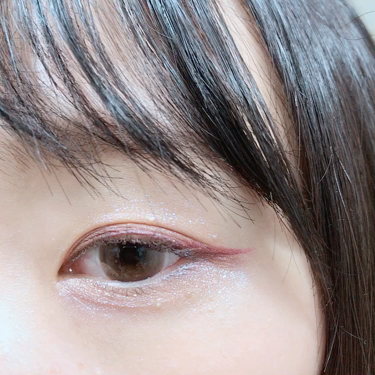 ラブ・ライナー リキッド グリッターコレクション/ラブ・ライナー/リキッドアイライナーを使ったクチコミ（2枚目）