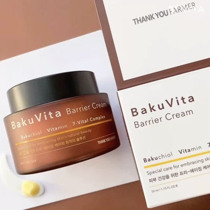 バクビタバリアクリーム/THANK YOU FARMER/フェイスクリームを使ったクチコミ(1枚目)