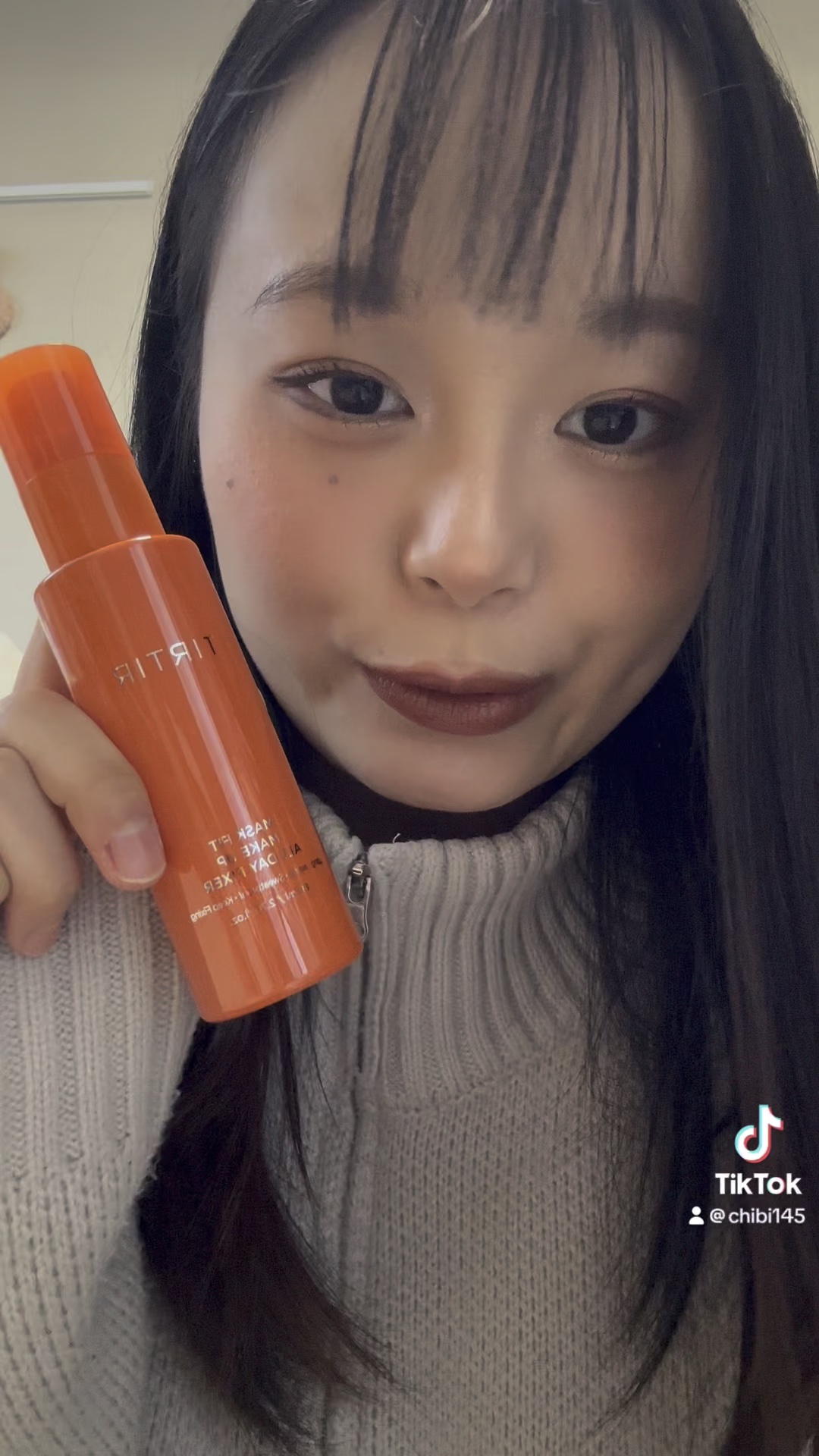 マスクフィットメイクアップオールデイフィクサー/TIRTIR(ティルティル)/フィックスミストの動画クチコミ1つ目