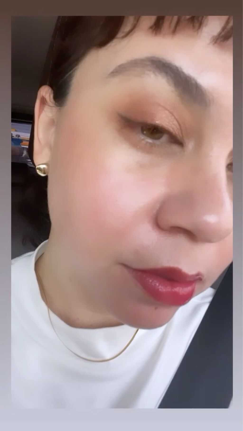 トゥルーディメンショングロウチーク/hince/パウダーチークを使ったクチコミ（2枚目）