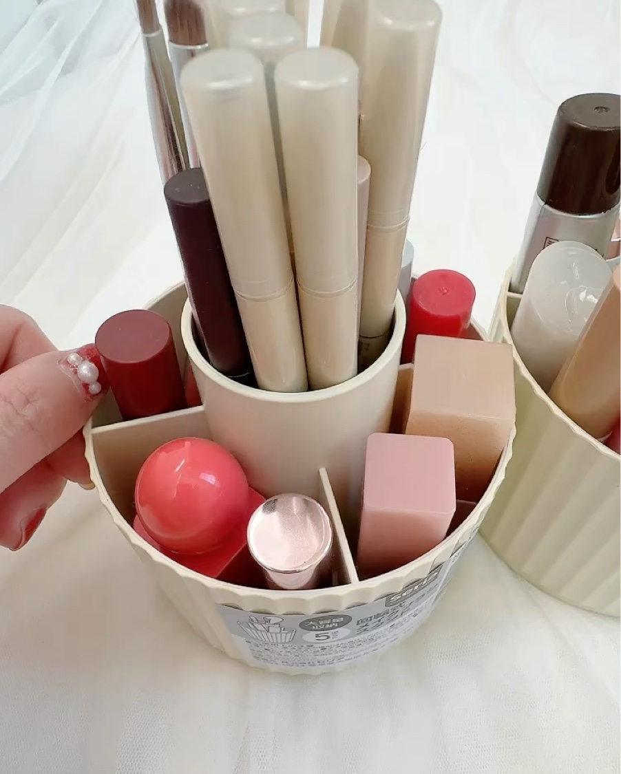 回転式メイクブラシスタンド/セリア/その他を使ったクチコミ（2枚目）