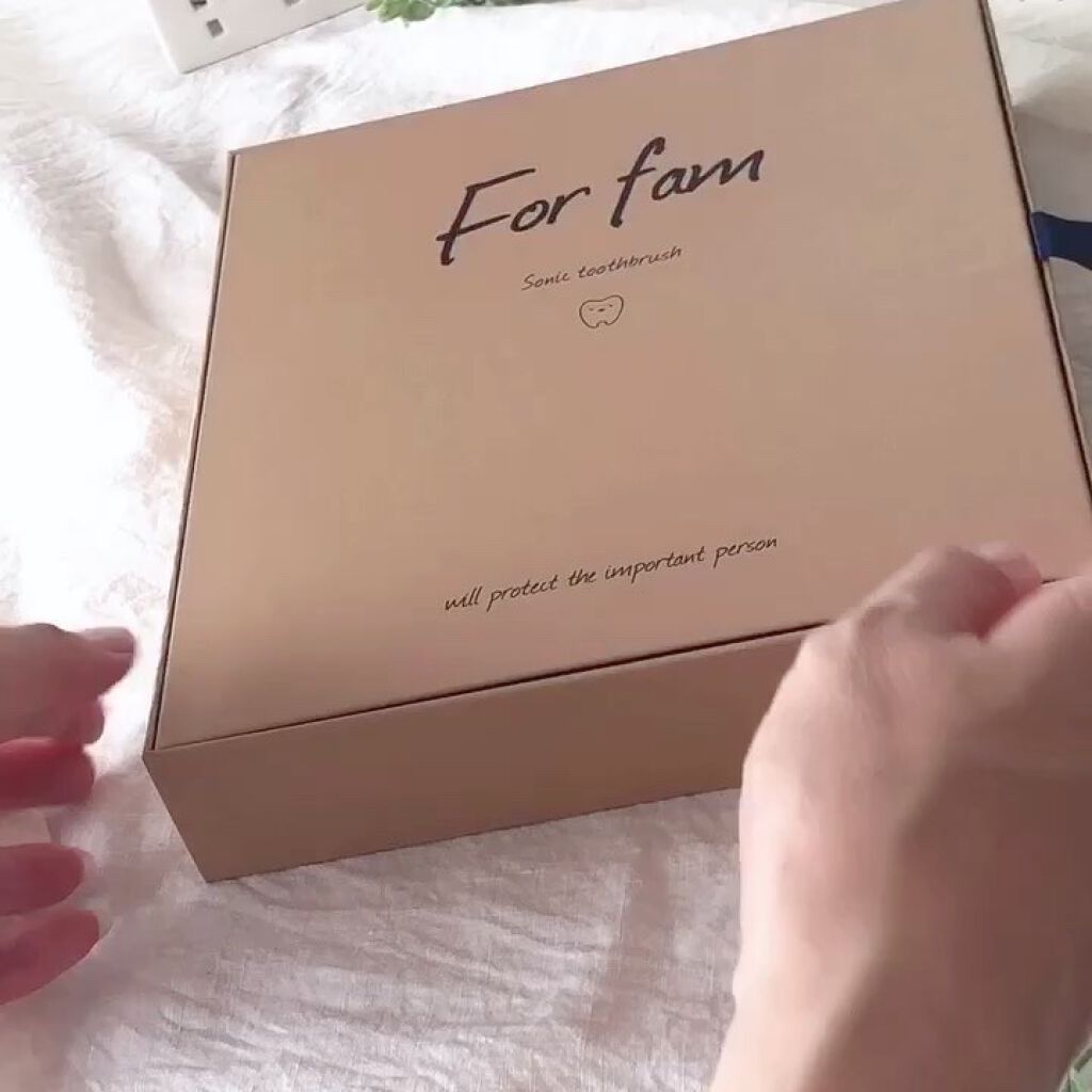 ソニック トゥースブラシ/For fam/電動歯ブラシを使ったクチコミ（2枚目）