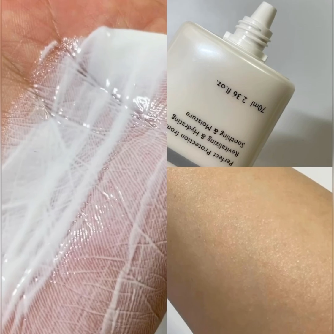 レーザースージングサンスクリーン/Genabelle/日焼け止めクリームの動画クチコミ3つ目