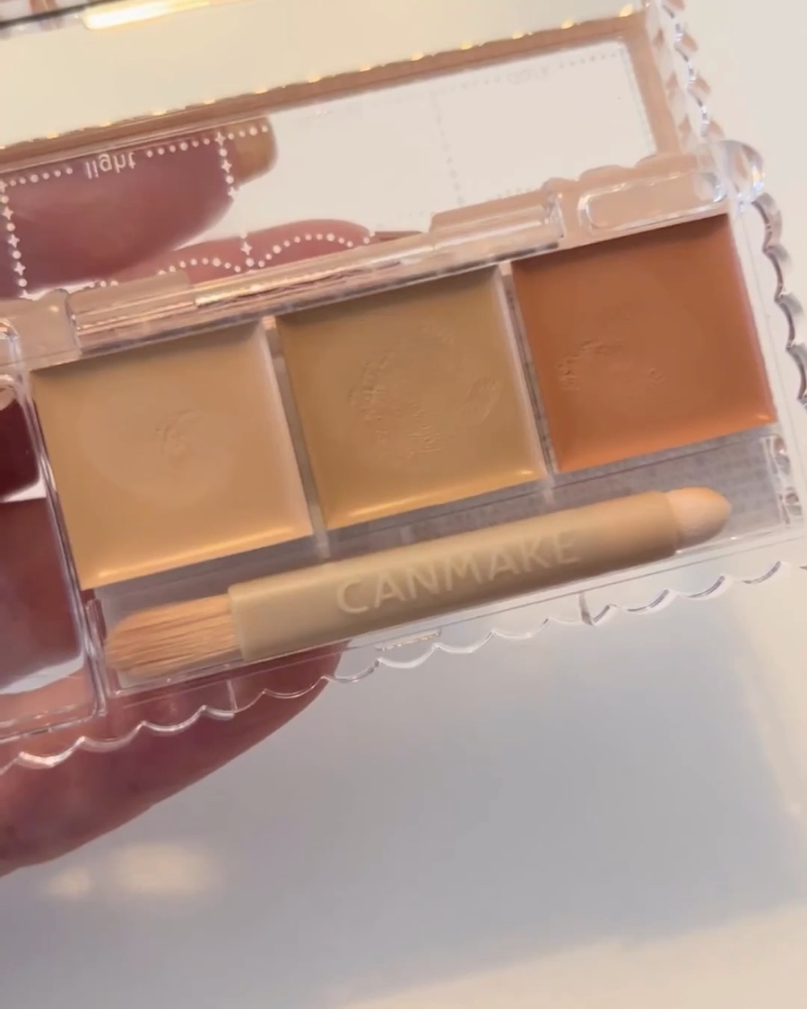 カラーミキシングコンシーラー/キャンメイク/パレットコンシーラーを使ったクチコミ（3枚目）