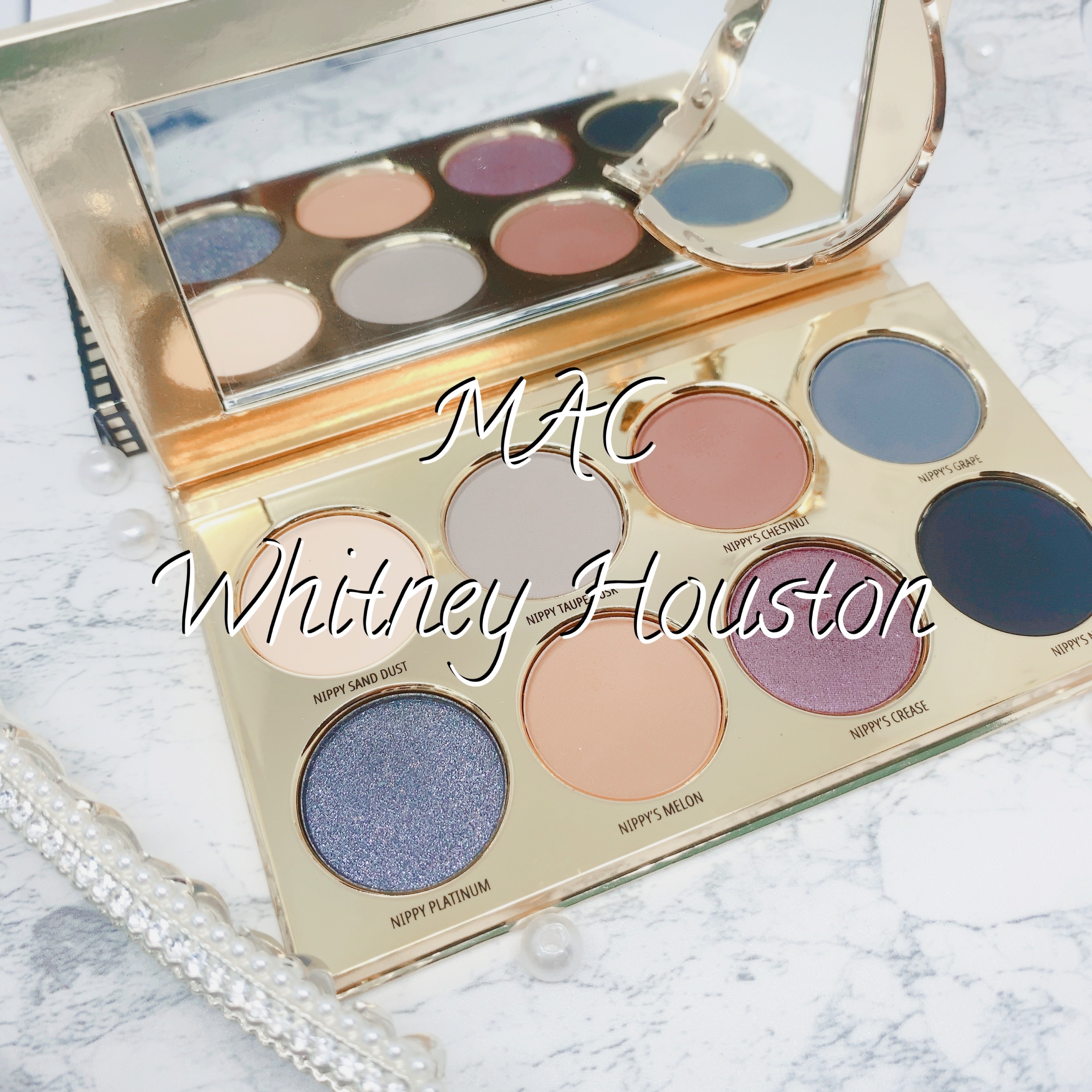 【新品　未使用】M・A・C　クィニングアイシャドウパレット　8色　マック　MAC 試してみたM・A・C アイシャドウ × 8 ホイットニーズ ニッピー アイ