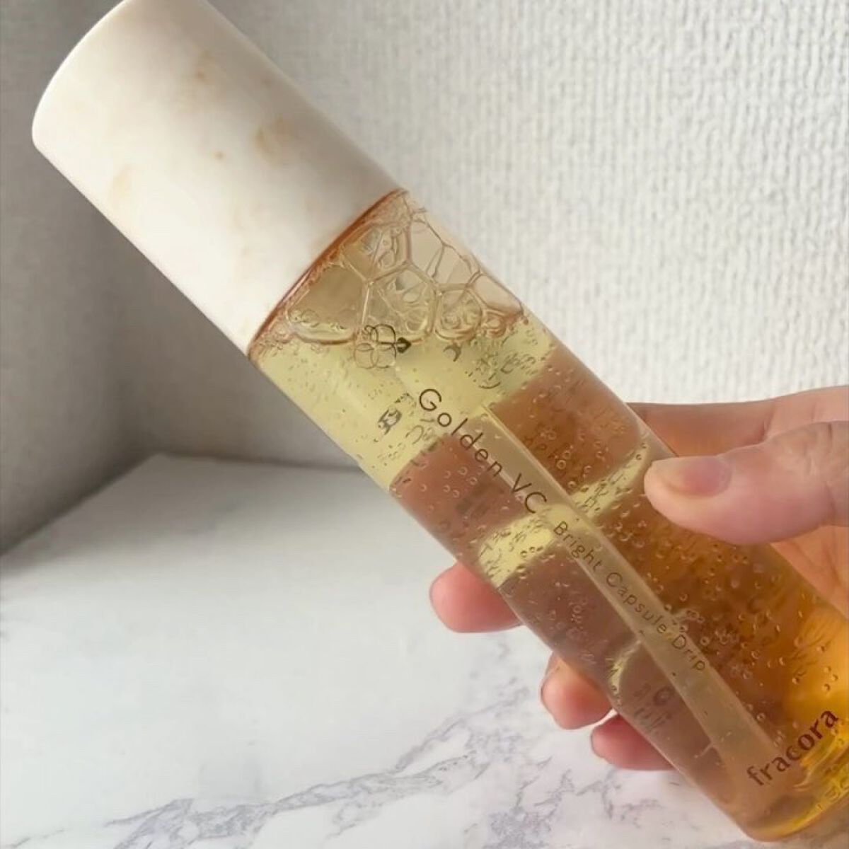 ゴールデンVC ブライト カプセルドリップ/fracora/化粧水の動画クチコミ2つ目