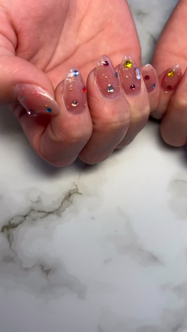 #ネイル,#ニュアンスネイル,#ジェルネイル,#ギャルネイル,#ネイル,#城陽ネイルのネイルデザイン