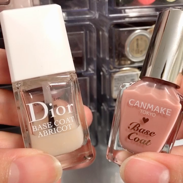 ベース コート アブリコ/Dior/ネイルトップコート・ベースコートの動画クチコミ2つ目