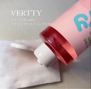 ティーツリー88%ビタミンブースティングトナー/Vertty/化粧水を使ったクチコミ（3枚目）