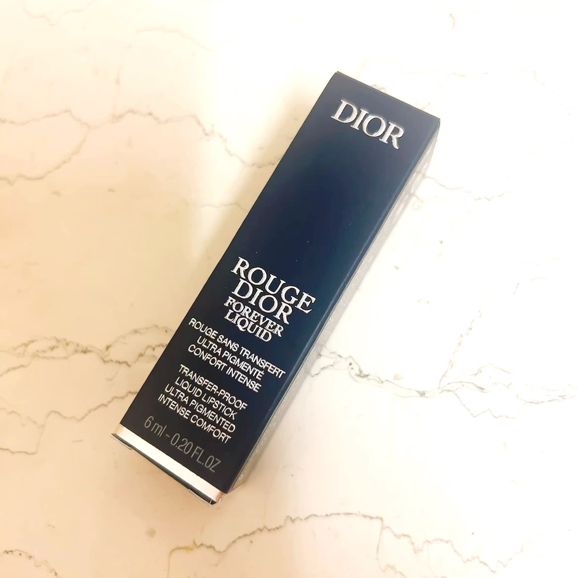 ルージュ ディオール フォーエヴァー リキッド シークイン（クリスマス コレクション 2024 限定品）/Dior/口紅・グロス・リップライナー・リップケアを使ったクチコミ（2枚目）