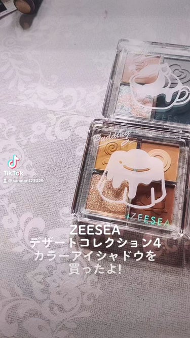 ZEESEAデザートコレクション４カラーアイシャドウパレット/ZEESEA/アイシャドウパレットを使ったクチコミ（1枚目）