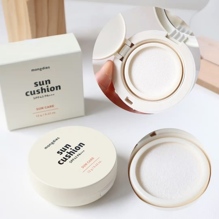 日焼け止めクッション SPF 43 PA+++/モンディエス/日焼け止めローションを使ったクチコミ（2枚目）