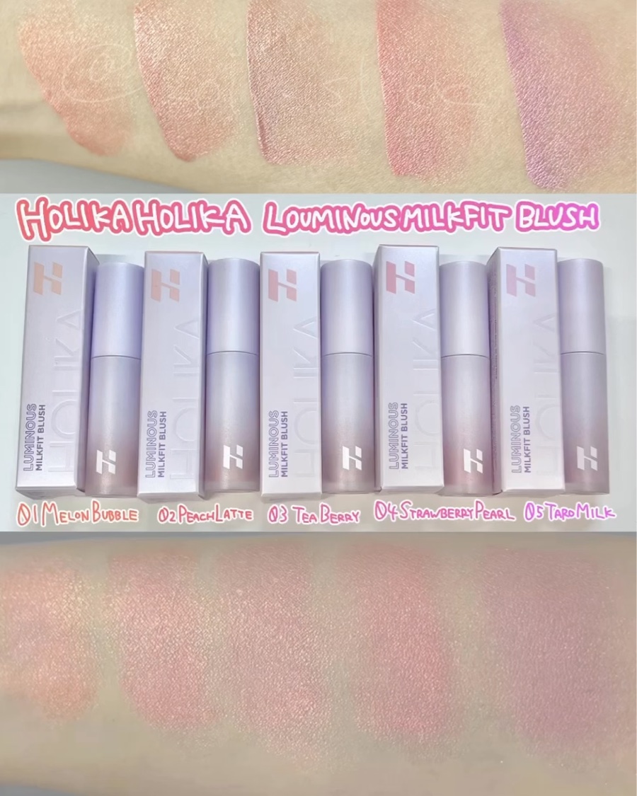 ルミナスミルクフィットブラシ リキッドチーク/HOLIKA HOLIKA/リキッドチークの動画クチコミ2つ目