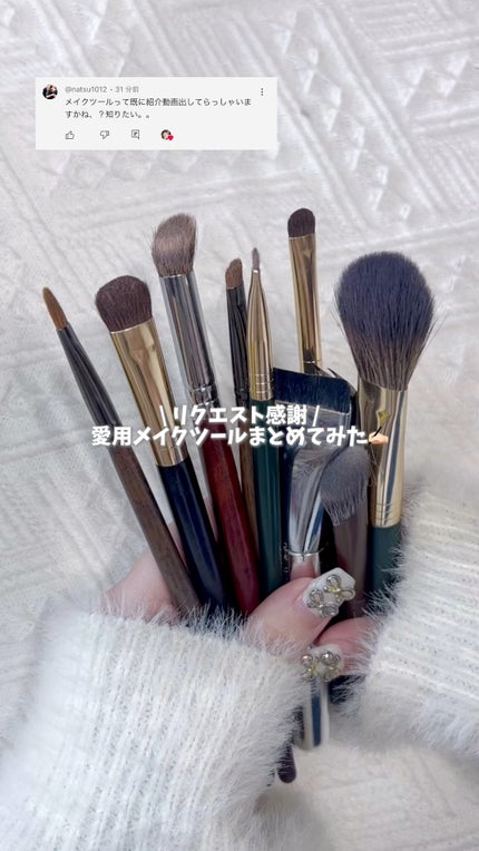 ebony28/Ancci brush/メイクブラシの動画クチコミ2つ目