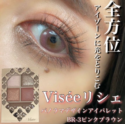 パノラマデザイン アイパレット/Visée/アイシャドウパレットの人気ショート動画