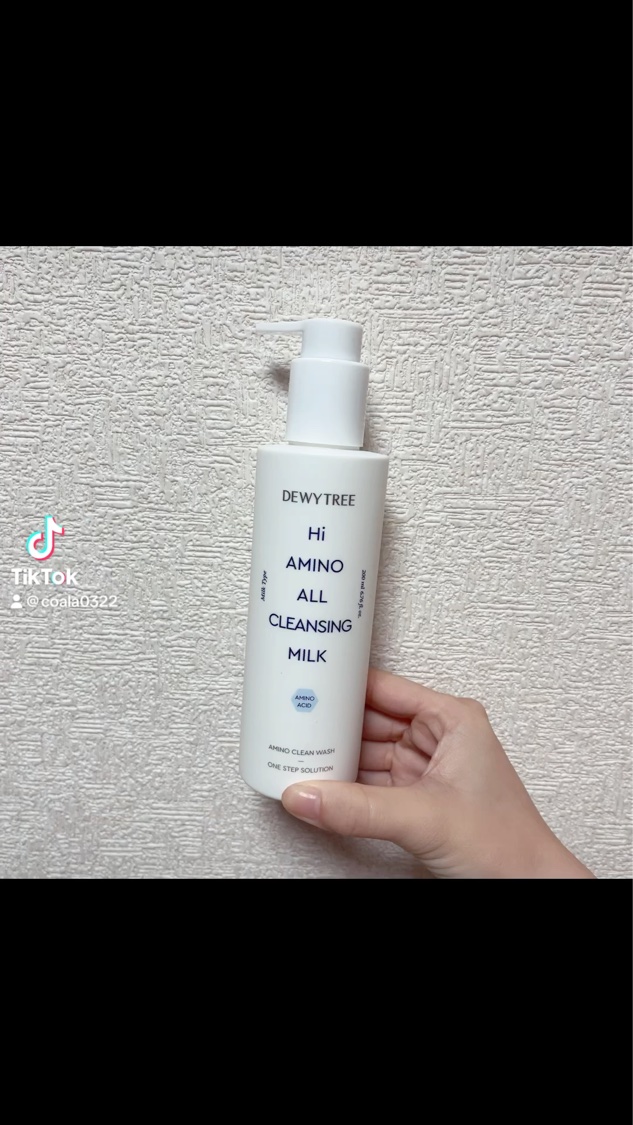 ハイアミノオール クレンジングミルク 200ml/DEWYTREE/ミルククレンジングを使ったクチコミ（1枚目）
