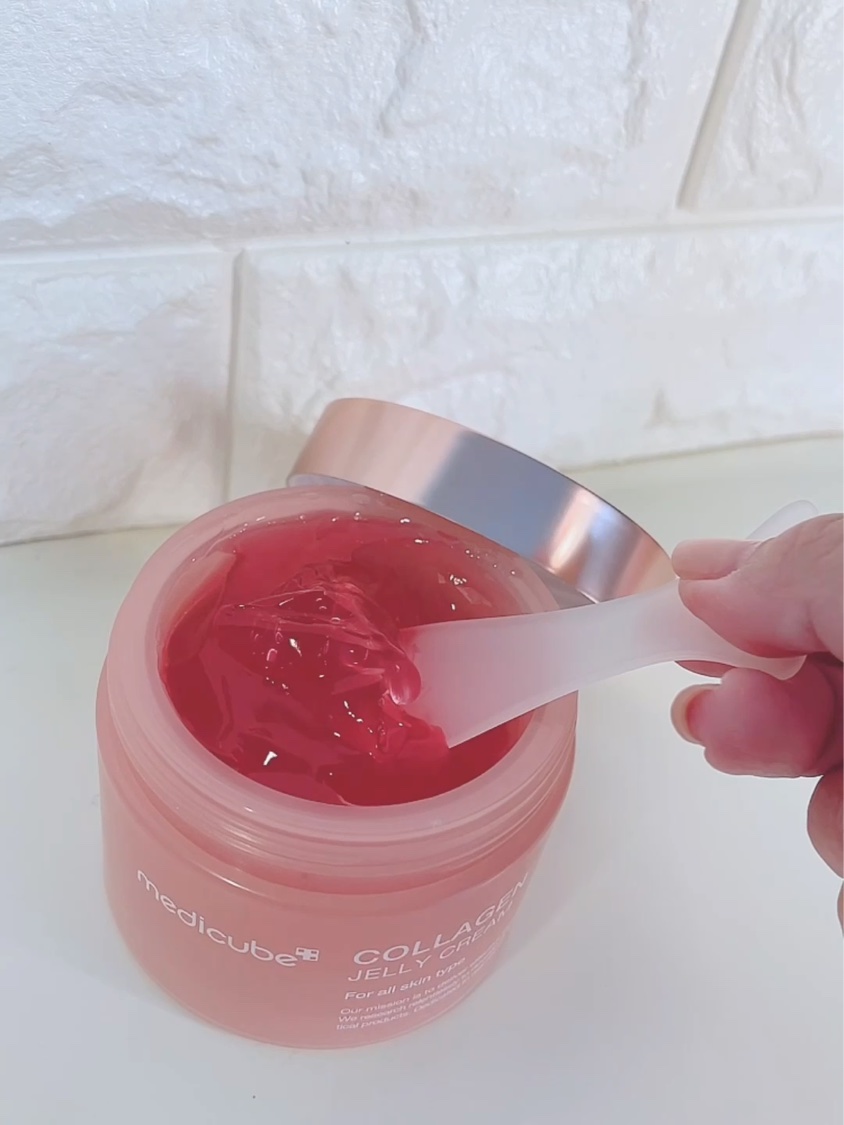 コラーゲン ジェル クリーム/MEDICUBE/フェイスクリームを使ったクチコミ（3枚目）