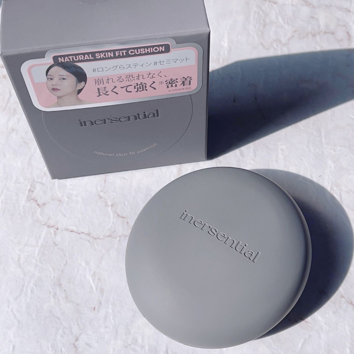 ナチュラルスキンフィットクッション/inersential/クッションファンデーションを使ったクチコミ（1枚目）