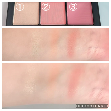 NARS フリーラバー チークパレットのクチコミ「

NARS
2019ホリデーコレクション
FREE LOVER CHEEK PALETTE
.....」（3枚目）