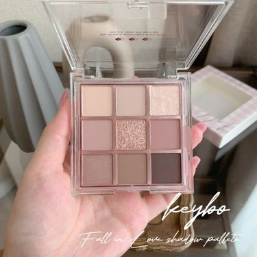 KEYBO FALL IN LOVE SHADOW PALETTE/keybo/アイシャドウパレットを使ったクチコミ（1枚目）