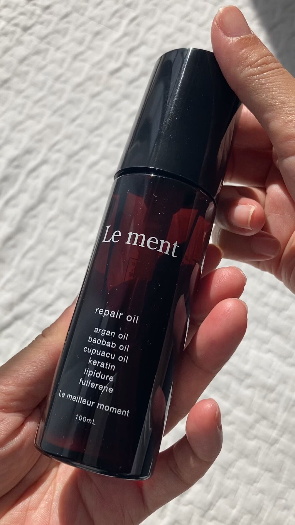 リペア オイル/Le ment/ヘアオイルの動画クチコミ4つ目