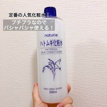 ハトムギ化粧水(ナチュリエ スキンコンディショナー R )/ナチュリエ/化粧水を使ったクチコミ（1枚目）