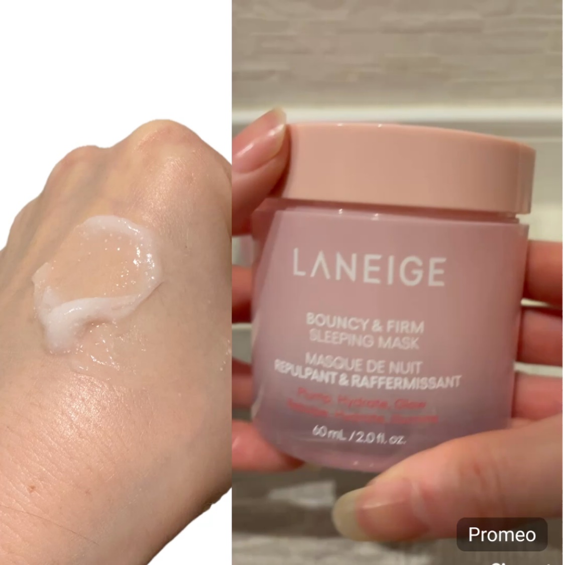 バウンシースリーピングマスク/LANEIGE/フェイスクリームを使ったクチコミ（2枚目）