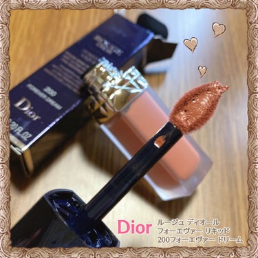 ルージュ ディオール フォーエヴァー リキッド/Dior/口紅を使ったクチコミ（1枚目）