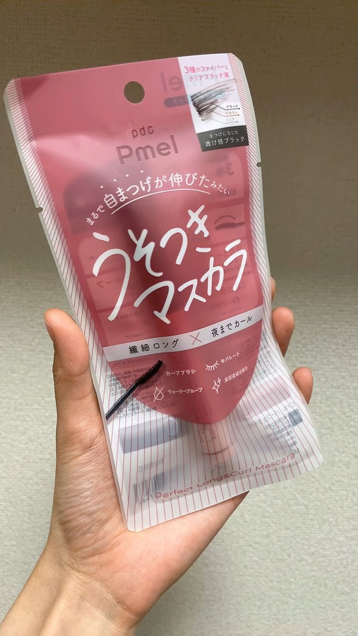 ピメル うそつきマスカラ/pdc/マスカラを使ったクチコミ（1枚目）