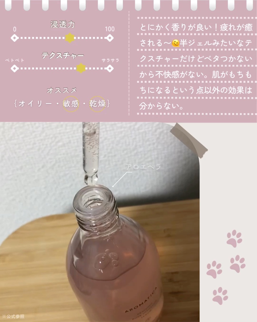 試してみた】リバイビングローズインフュージョンセラム AROMATICAの