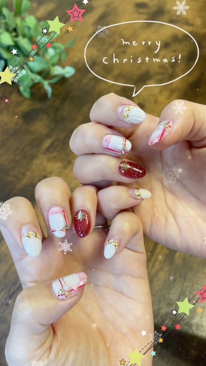 #ネイル,#ジェルネイル,#ニット映えネイルのネイルデザイン