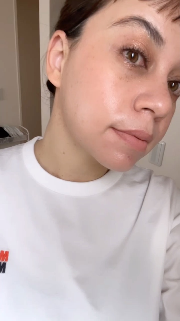 リップアンドチーク ブラーリープリンポット/fwee/口紅を使ったクチコミ（3枚目）