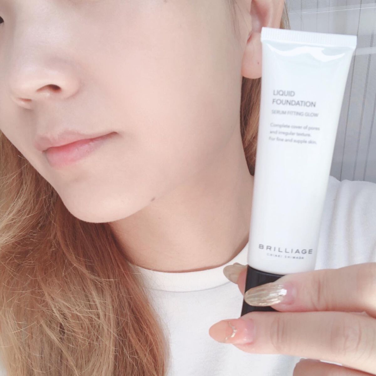 リキッドファンデーション セラム フィッティング グロウ/ブリリアージュ/リキッドファンデーションを使ったクチコミ（1枚目）