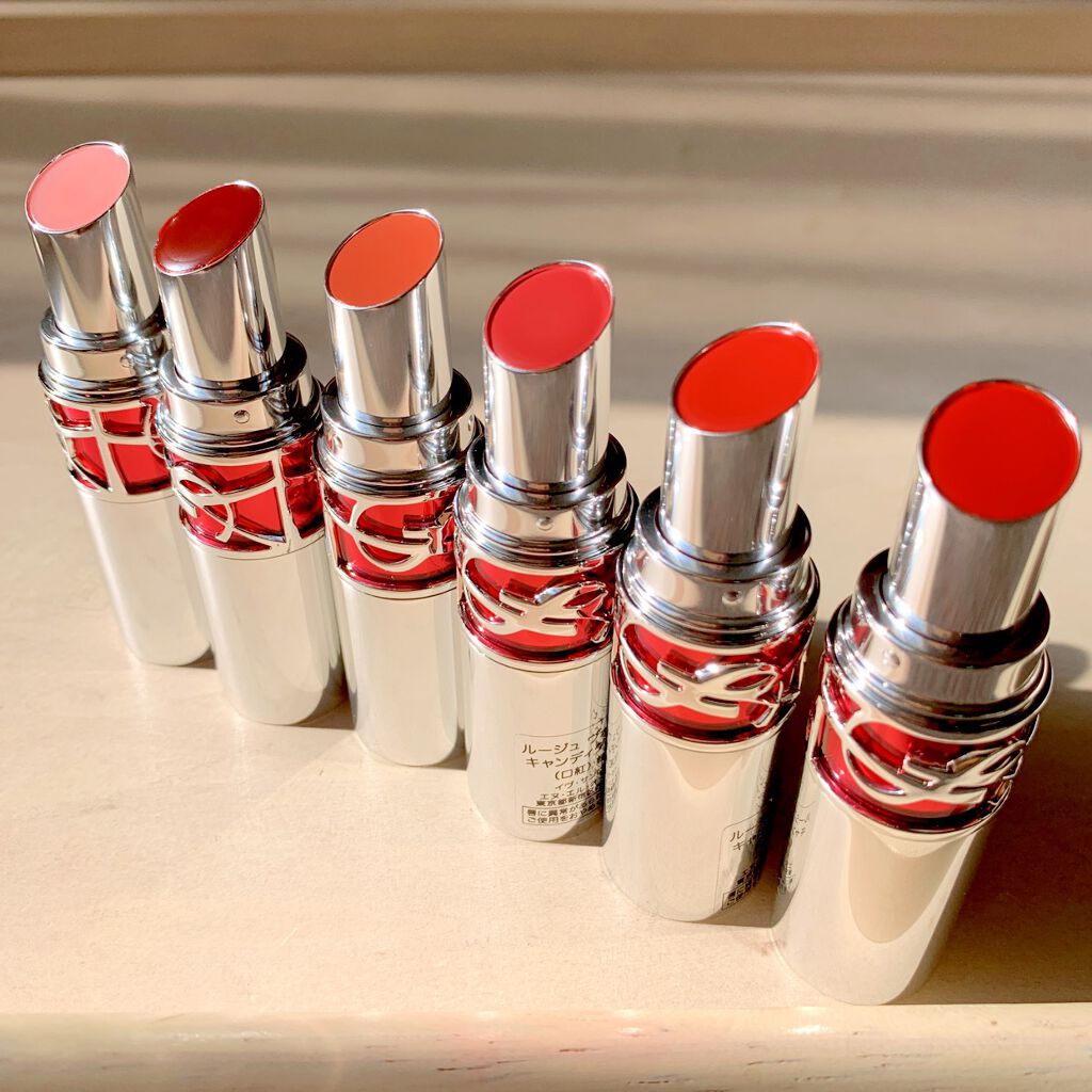 YSL ラブシャイン キャンディグレーズ No.8 チリ デライト/YVES SAINT LAURENT BEAUTE/口紅を使ったクチコミ（1枚目）