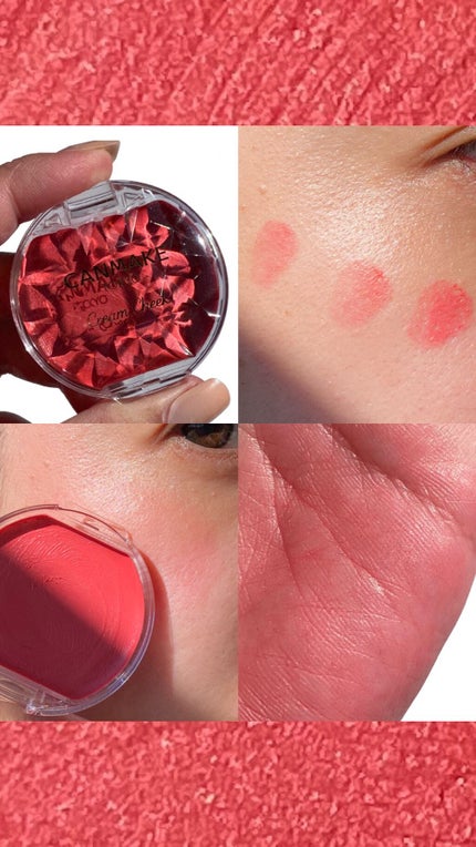 クリームチーク/キャンメイク/ジェル・クリームチークの人気ショート動画