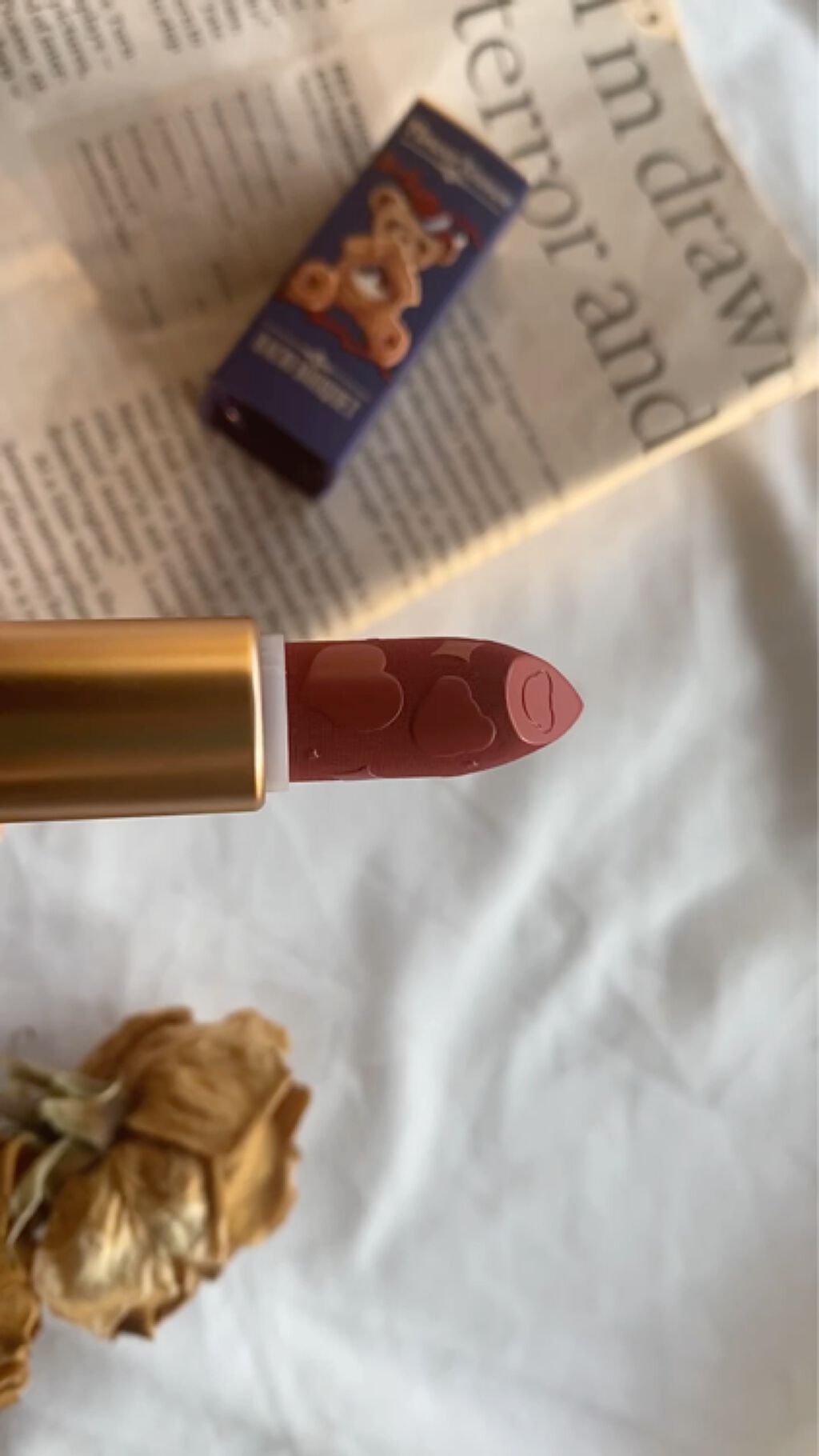 Love Bear マットリップスティック/FlowerKnows/口紅の動画クチコミ4つ目