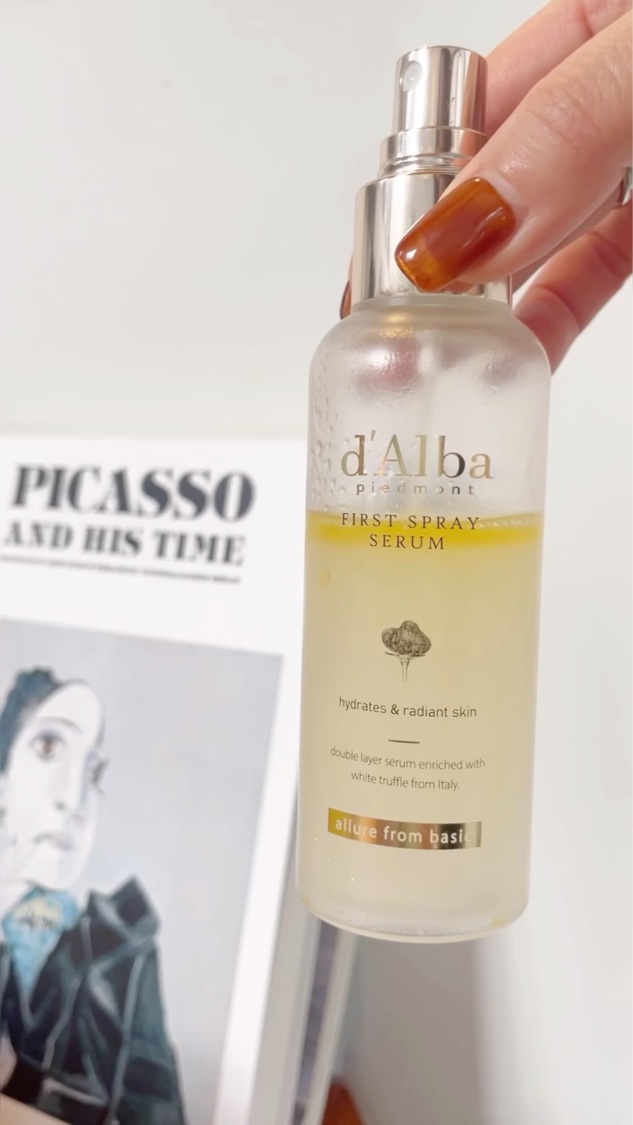 ダルバ ホワイトトリュフファーストスプレーセラム/ダルバ/ミスト状化粧水を使ったクチコミ（3枚目）