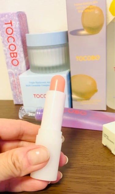 Glass Tinted Lip Balm/TOCOBO/リップケア・リップクリームを使ったクチコミ（2枚目）