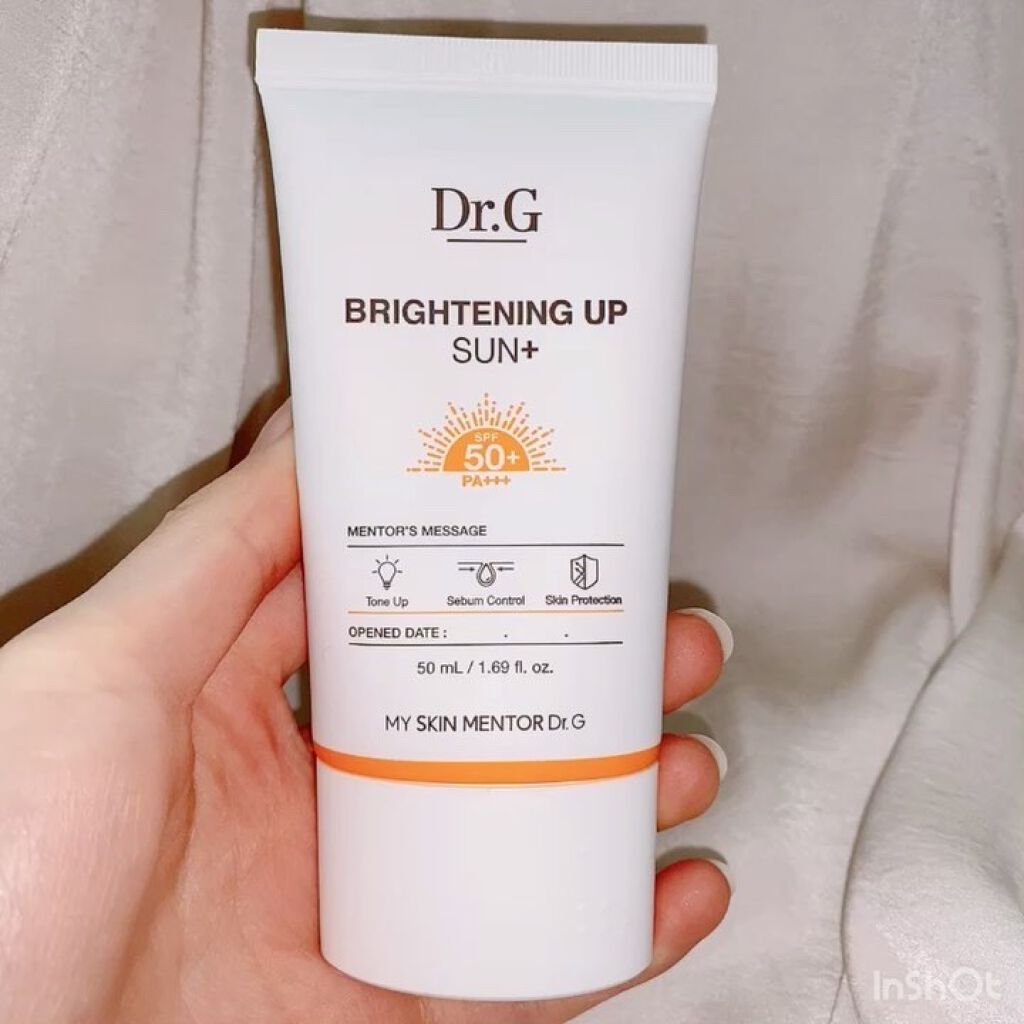 ブライトニングアップサンプラス/Dr.G/日焼け止めクリームを使ったクチコミ（3枚目）