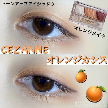 トーンアップアイシャドウ/CEZANNE/パウダーアイシャドウを使ったクチコミ（1枚目）