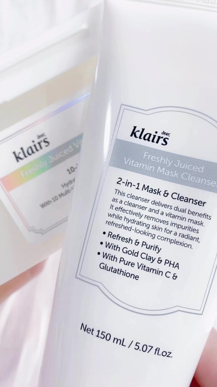 ヒアルビタグルパッククレンザー/Klairs/洗顔フォームの人気ショート動画