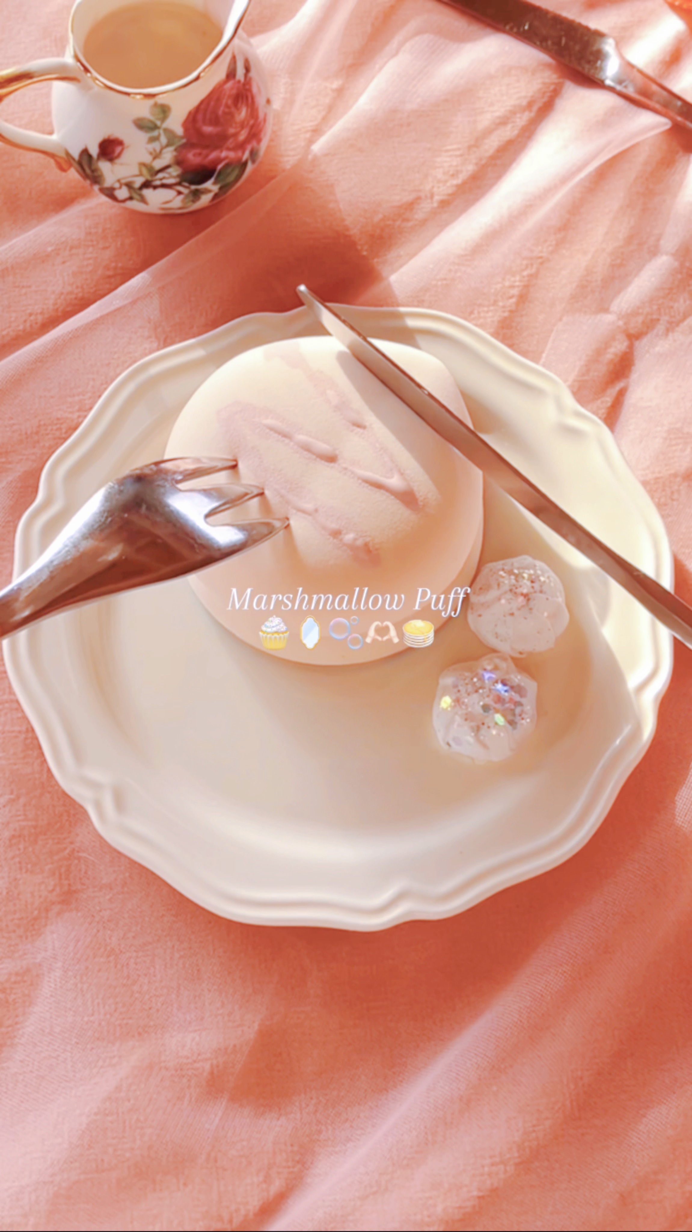 マシュマロパフ/シャープスタイル/パフ・スポンジを使ったクチコミ（1枚目）